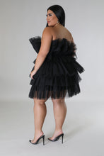 Load image into Gallery viewer, Somebody Tulle Love Dress - Black