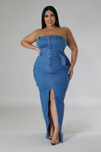 Load image into Gallery viewer, Denim Maxi Dress