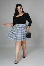 Load image into Gallery viewer, School Daze Pleated Skirt - Blue